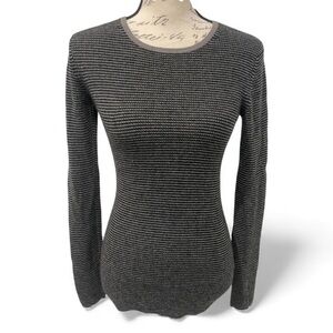 Vince 100% Cashmere Ribbed Knit Long Sleeve Sweater – XS